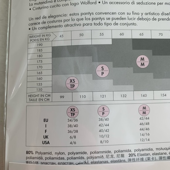 Wolford Black Mesh Tights - Picture 3 of 3